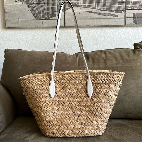 kate spade Bags Kate Spade Honey Bee Straw Shoulder Tote Bag Poshmark